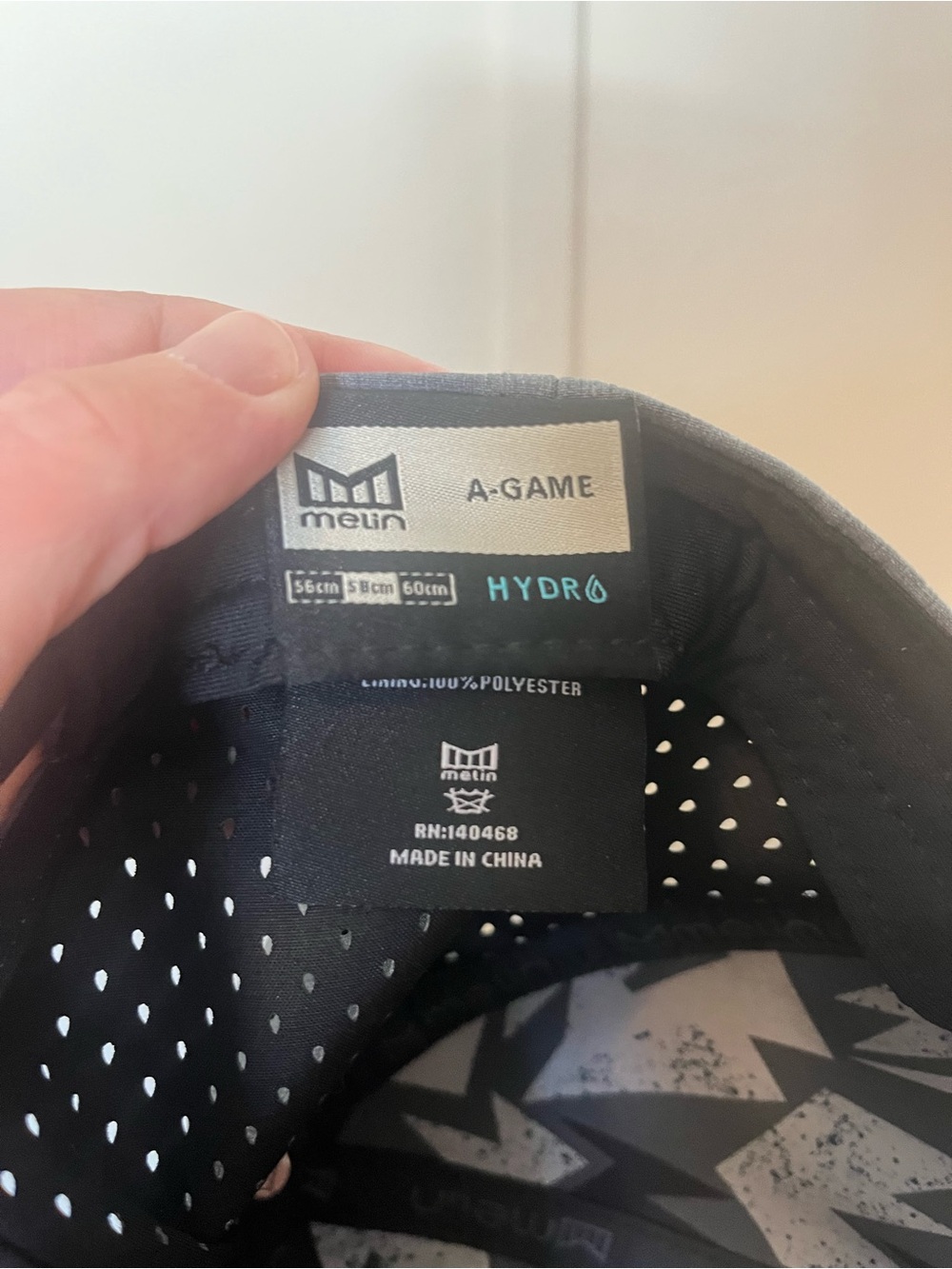 Melin A-GAME Hydro Performance Snapback Hat in Heather Gray - Picture 7 of 7